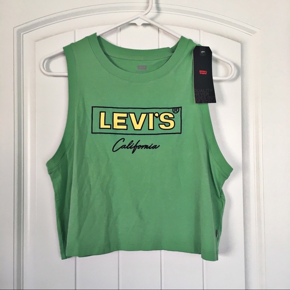 Levi's Tops - Levi’s California Green Crop Top Size Small